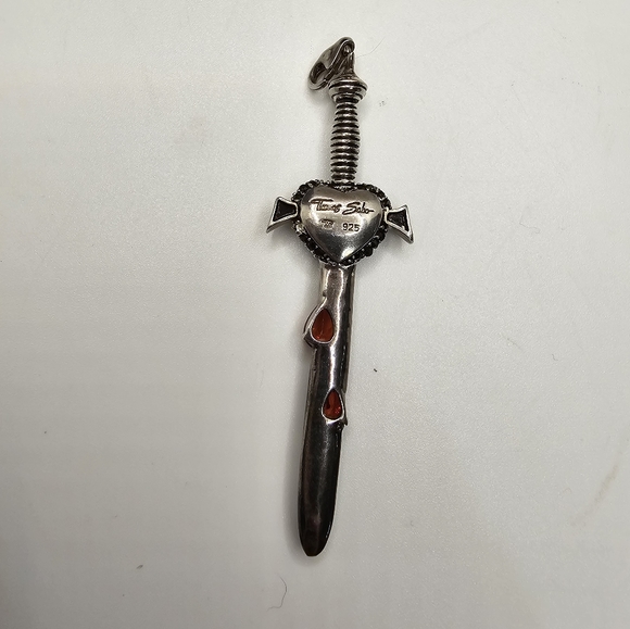 Silver Dagger Pendant - Picture 6 of 7